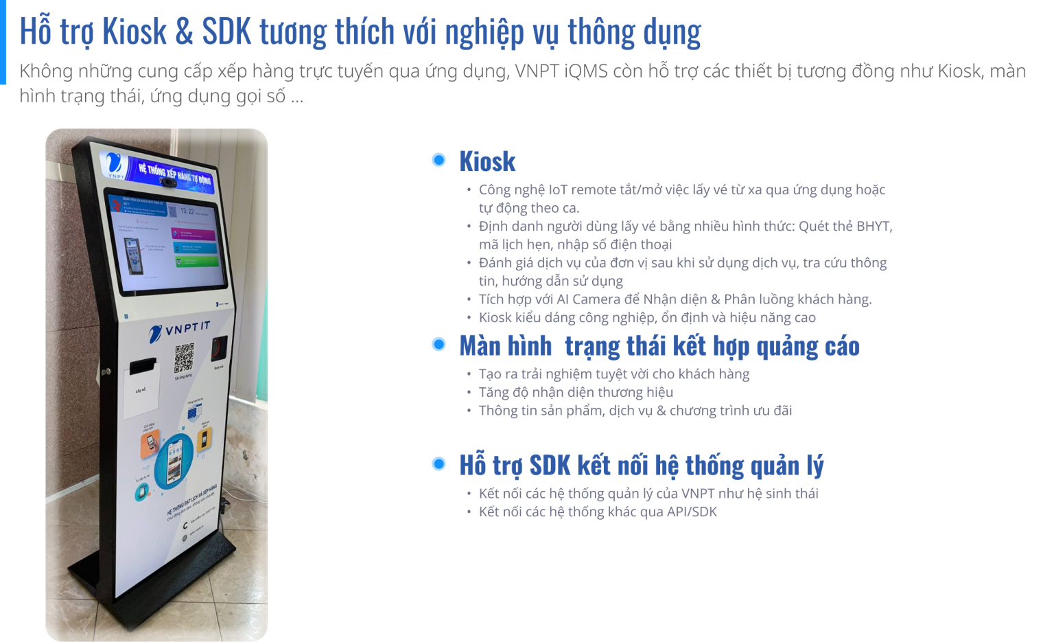 Kiosk sử dụng website iQMS